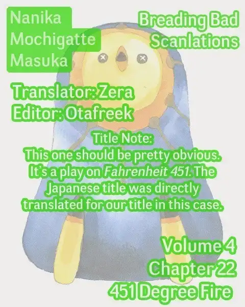 Nanika Mochigatte Masuka Chapter 22 33